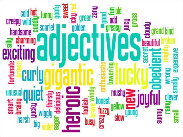 Adjective that describe you